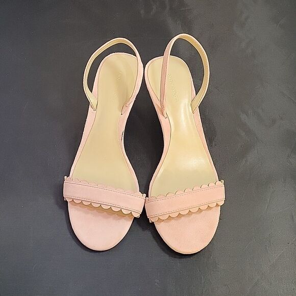 ANN TAYLOR ONE BAND BACK ANKLE STRAP OPEN TOE LOW HEEL SANDAL - Picture 3 of 12